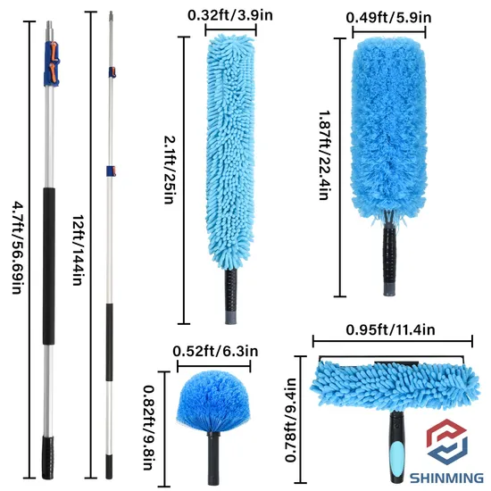 Ceiling Cabinet Cleaning Tool with 24FT Telescopic Pole 4